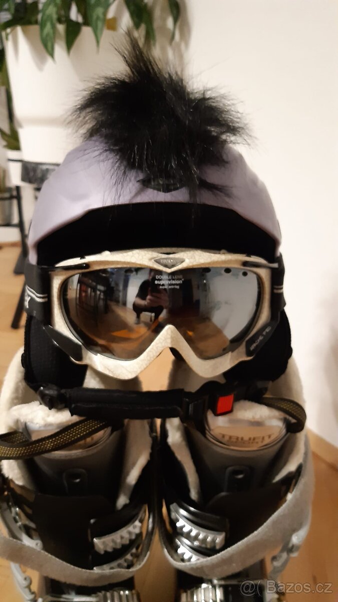 Lyžařská helma a brýle UVEX Apache PRO - 3