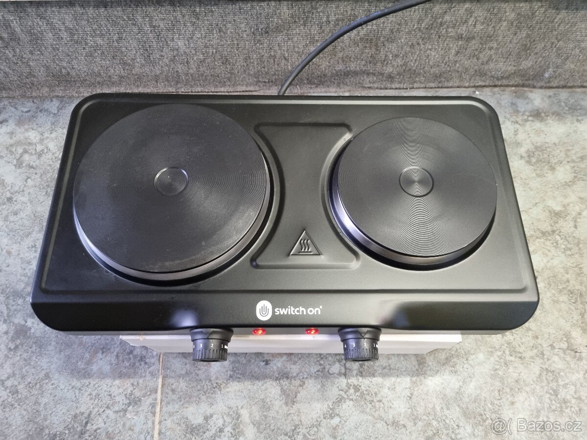 SwitchOn Elektrický vařič dvouplotýnkový - 3
