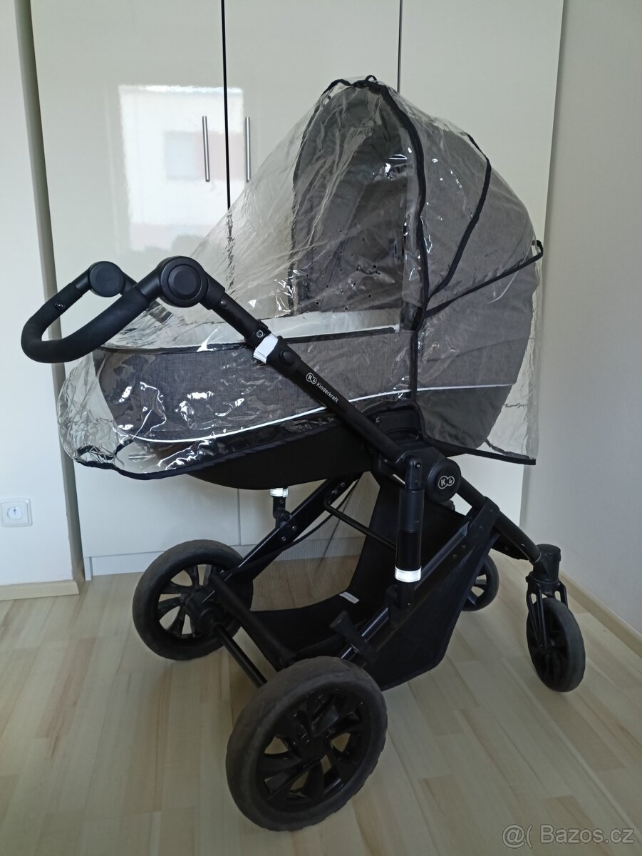 Kinderkraft Prime Lite šedý 2v1 2020 + příslušenství - 3