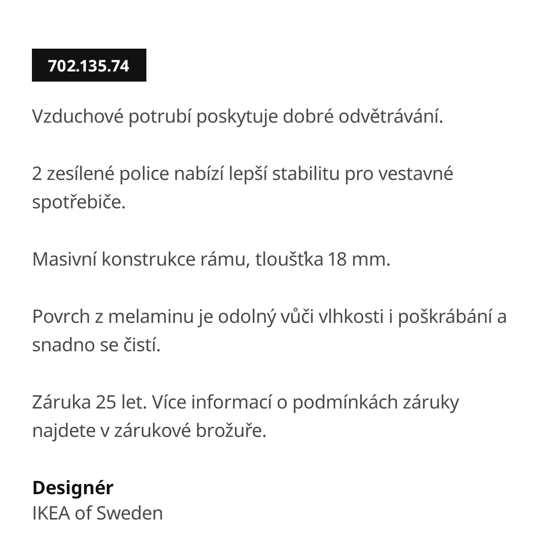 Metod skříň 220cm černá na troubu/lednici už nejde koupit - 3