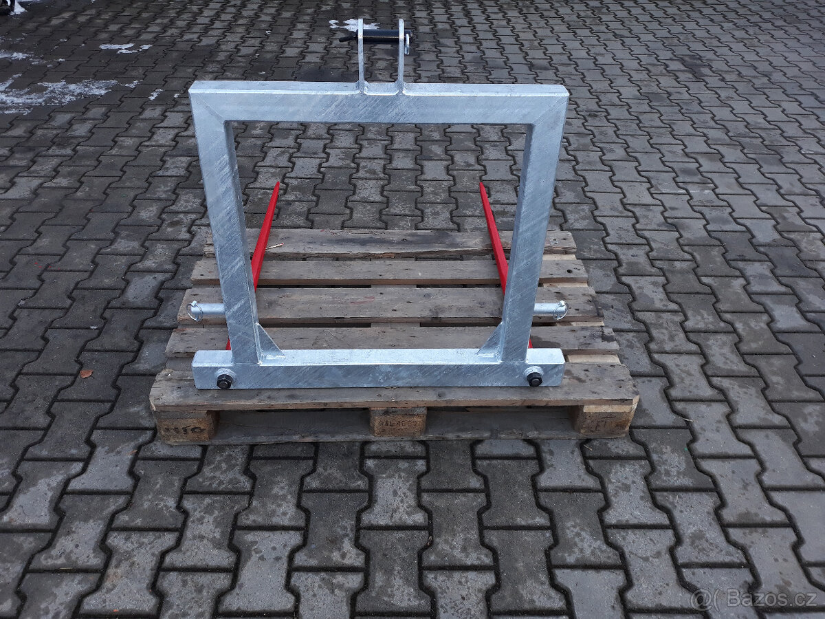 Vidle na balíky (dřevo) do 3.bodu za traktor. - 3