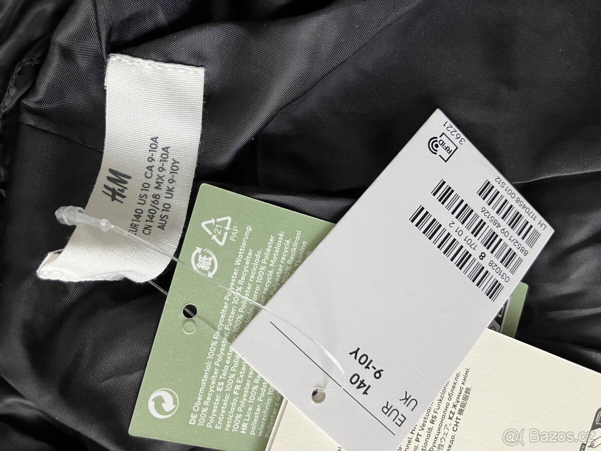 Nova podzimni bunda H&M, vel. 9-10 let - 3