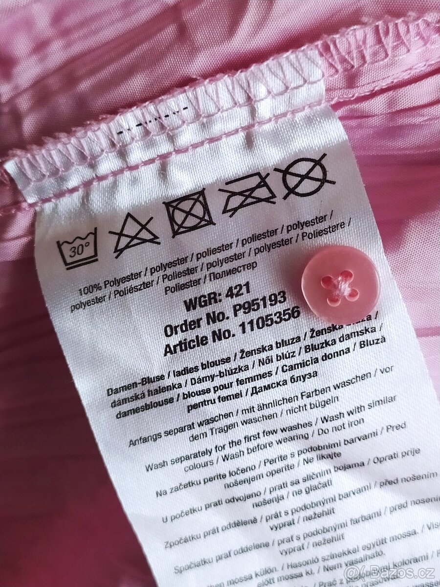 Dámská košile růžová - 3