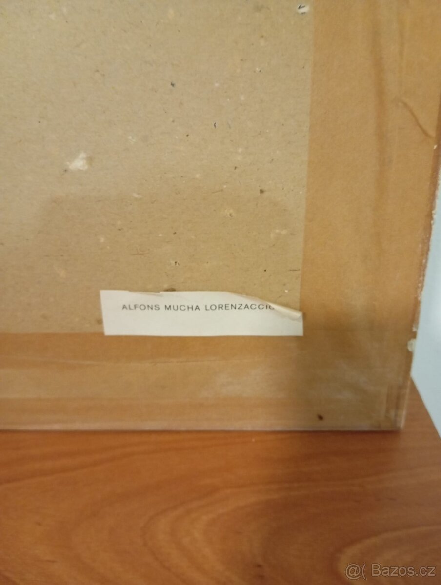 Sada 4ks secesních obrazů - Alfons Mucha - 3