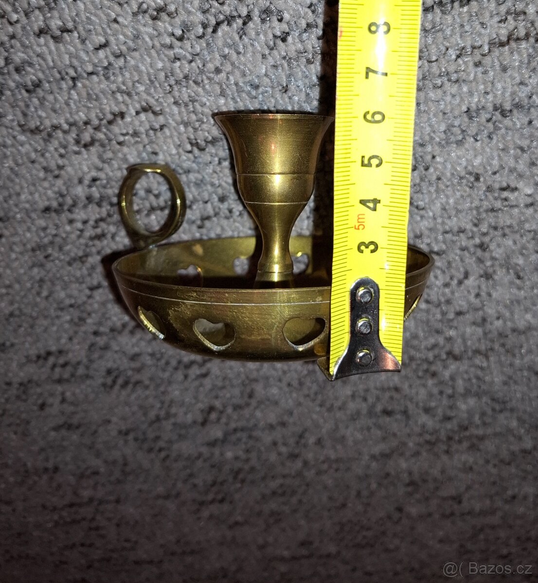 Mosazný svícen. - 3