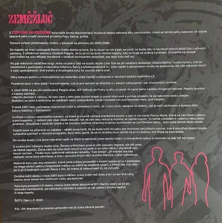 Zeměžluč – Z extrému do extrému (LP - Limitka) - 3