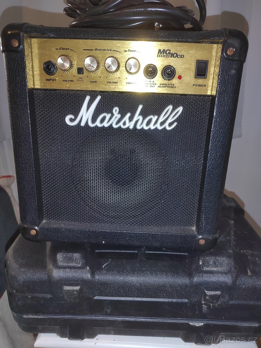 Prodám kytarové kombo Marshall s kabelem - 3