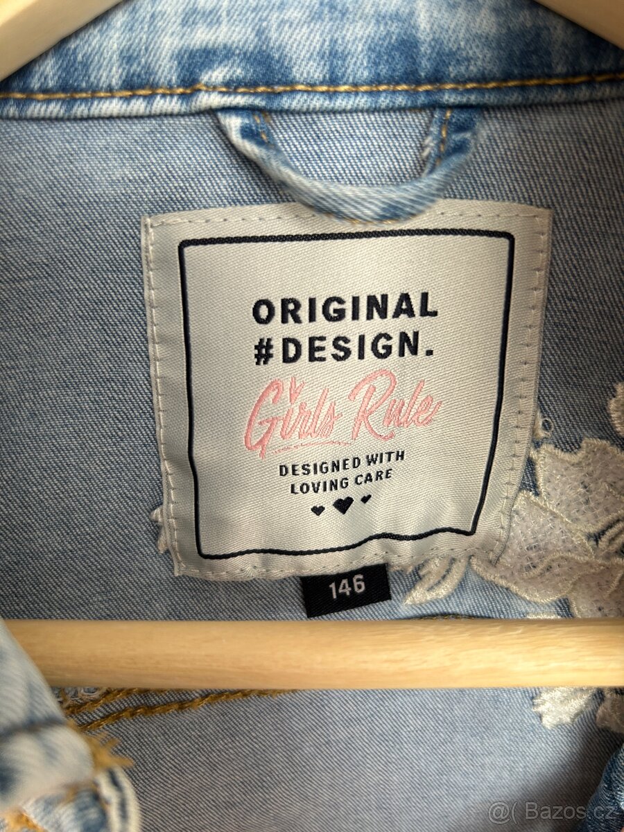 Dívčí jeansová bunda 11-12let (146) - 3