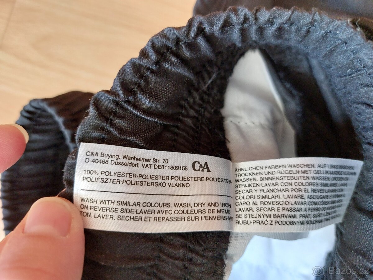 Nové kraťasy, šortky, 2pack, vel. 152, cena celkem - 3