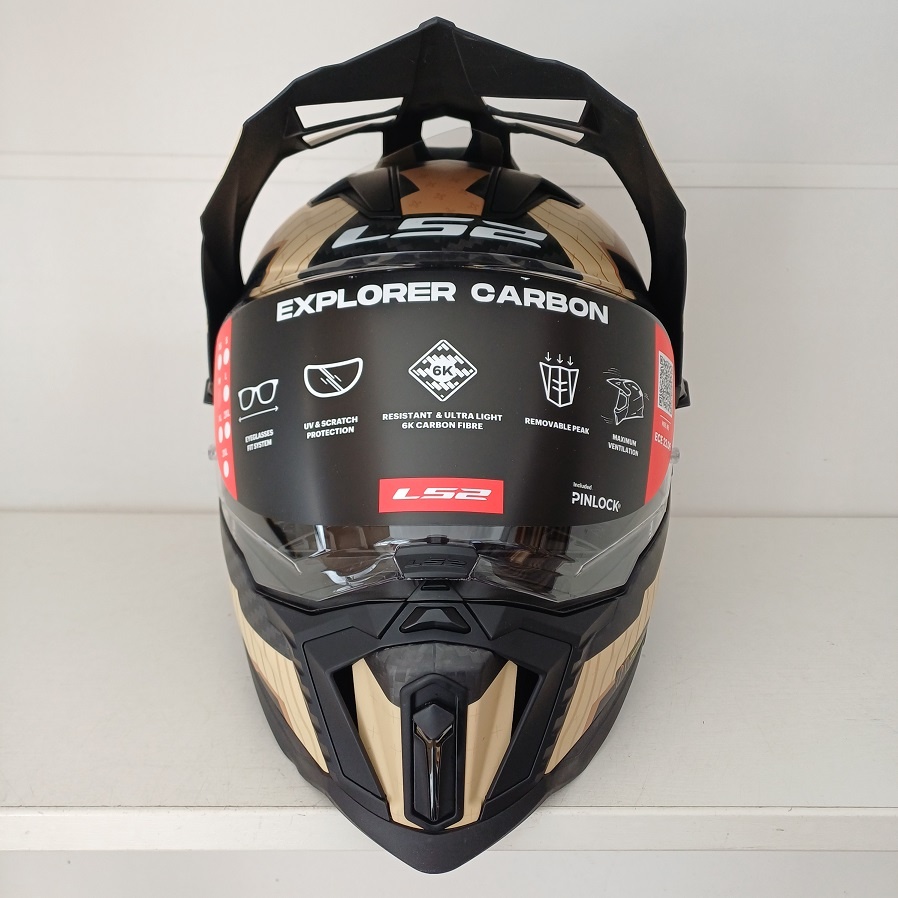 Enduro přilba LS2 Explorer C Trick Carbon - 3