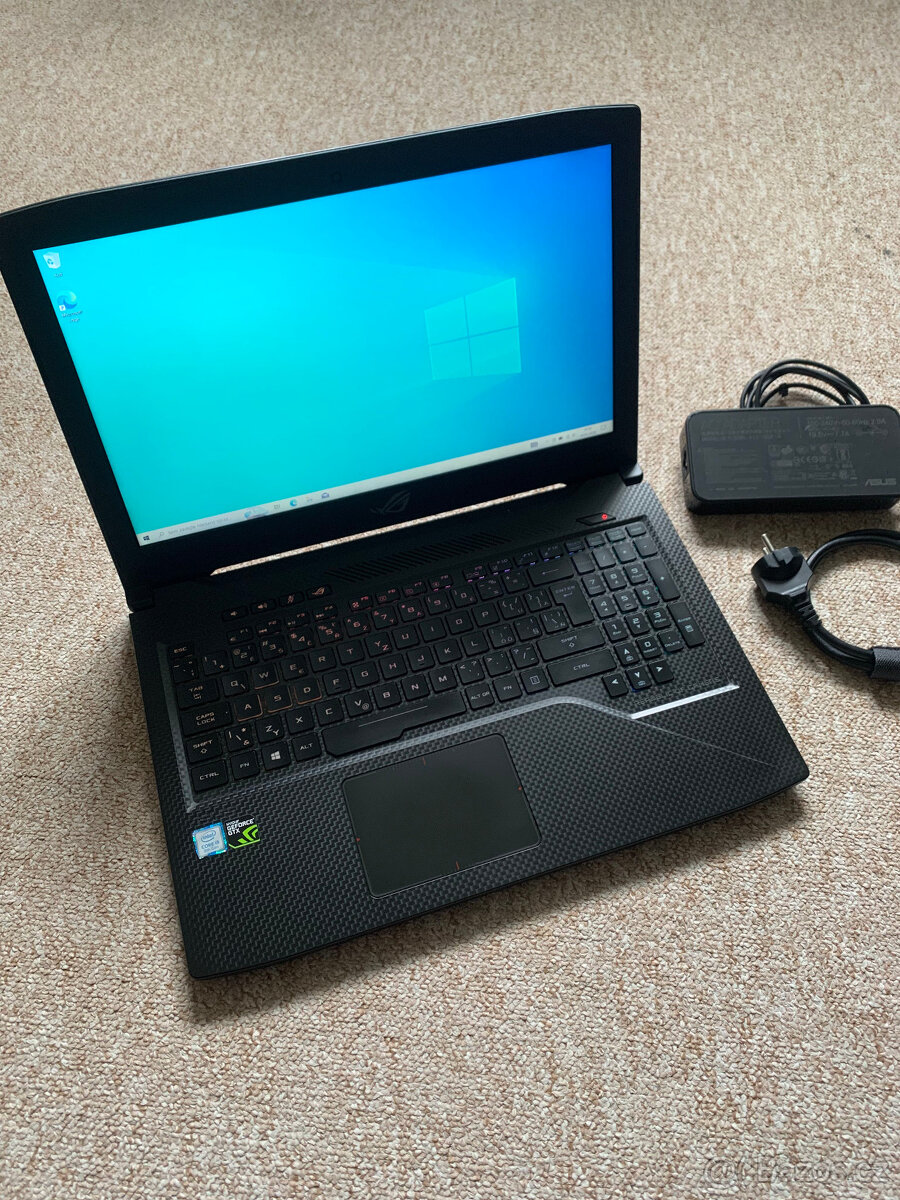 HERNÍ NOTEBOOK - Asus ROG Strix GL503 - i5-GTX - SUPER - 3