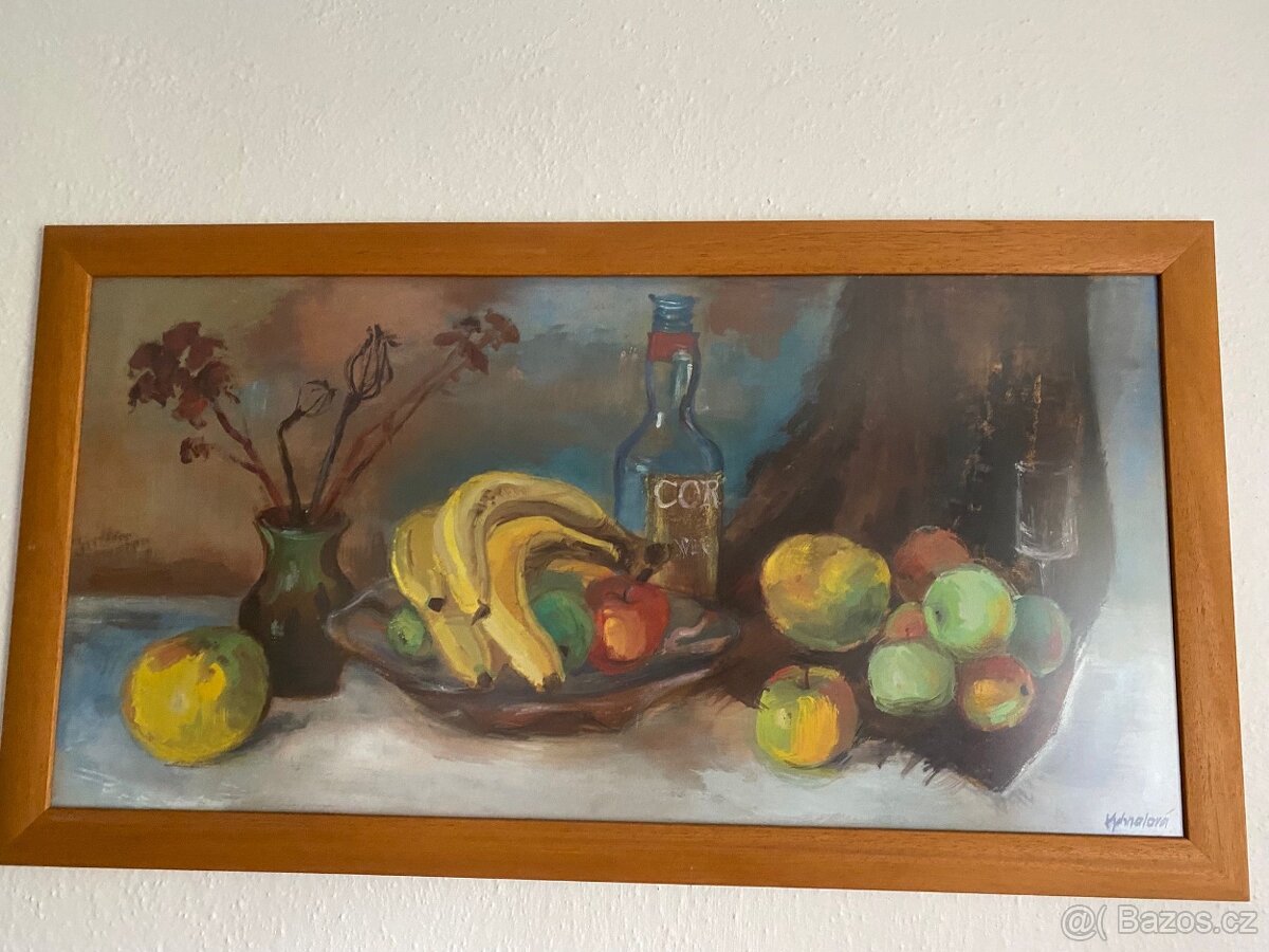Ručně malovaný obraz ovoce - 3