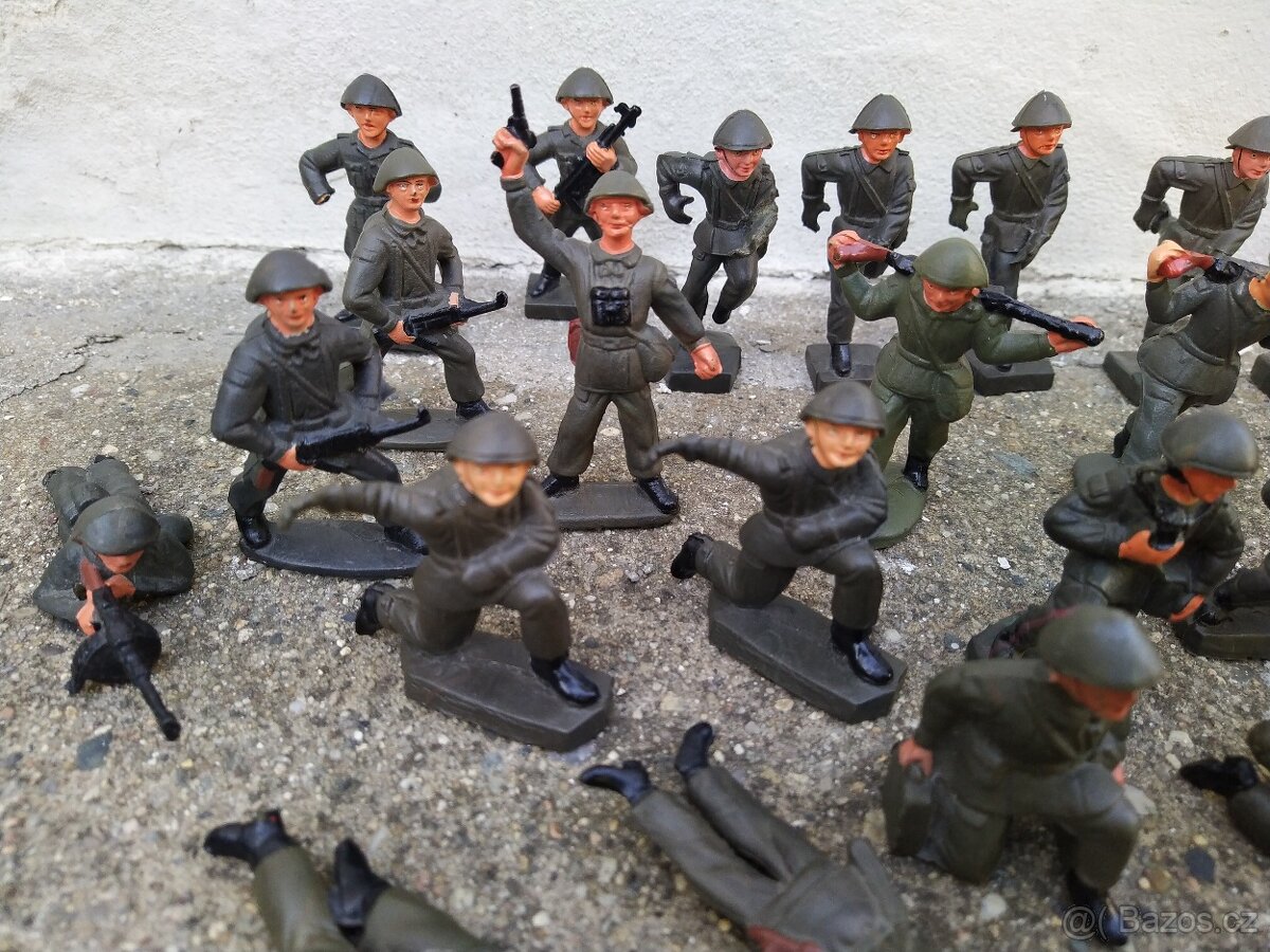 Retro figurky vojáčků - 3