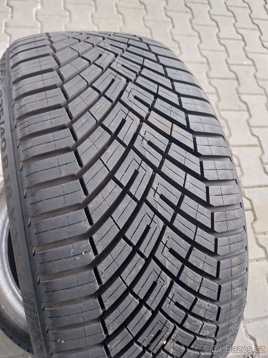 Prodám 2 x pneu Continental 235/40/18 celoroční - 3