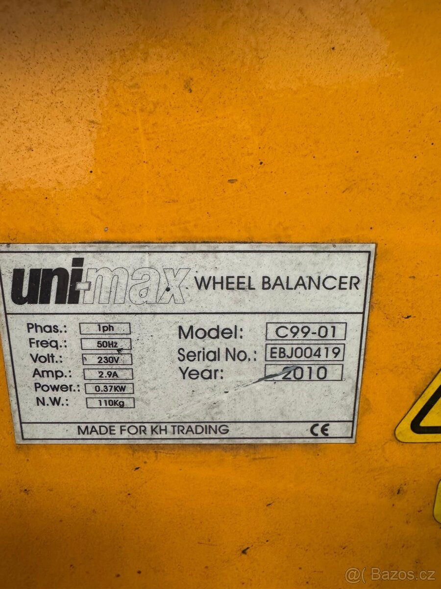 Vyvazovačka kol Unimax C99-01 - 3