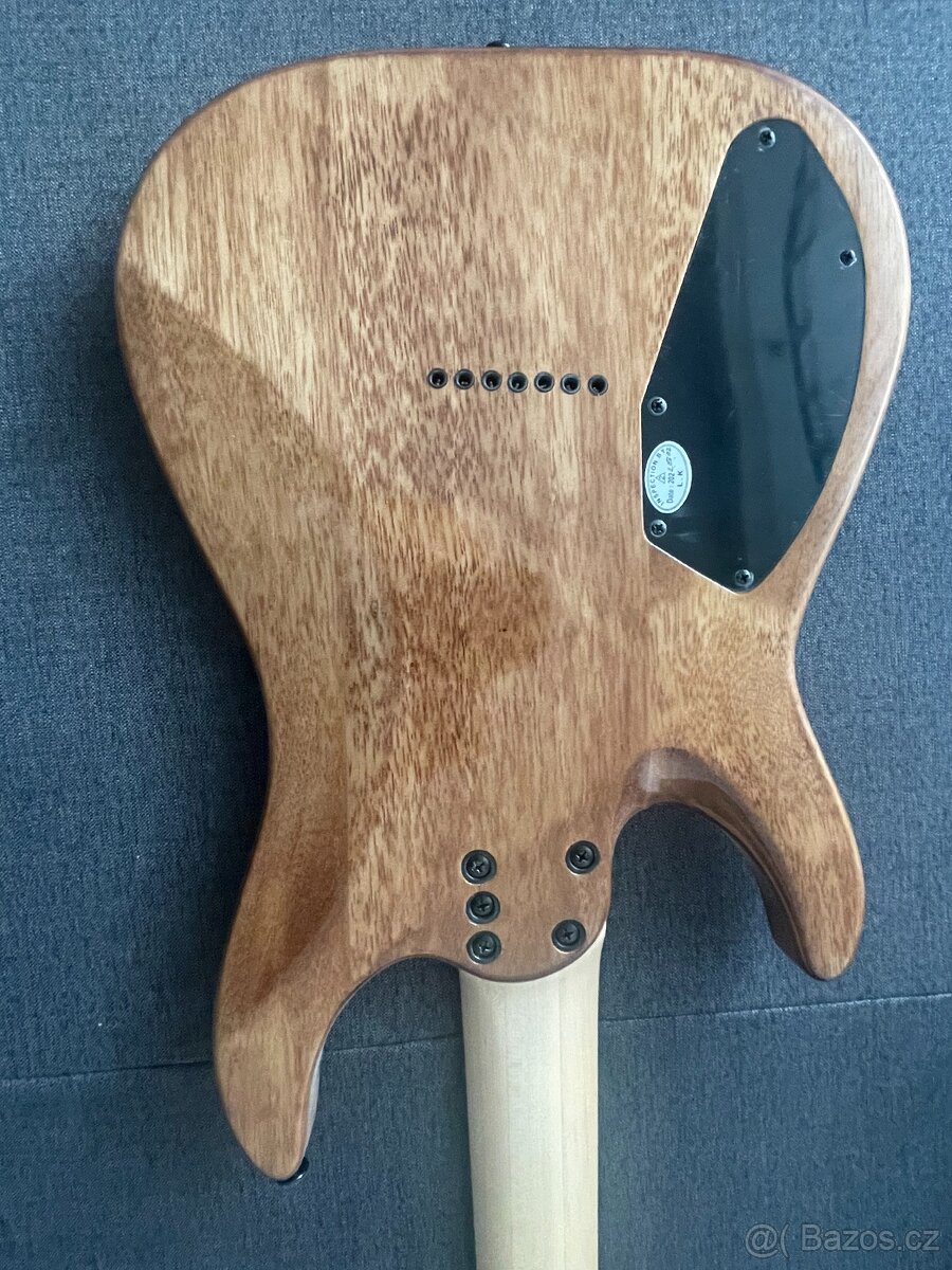 Schecter C-7 Pro 7 String, Aqua Burst - 3