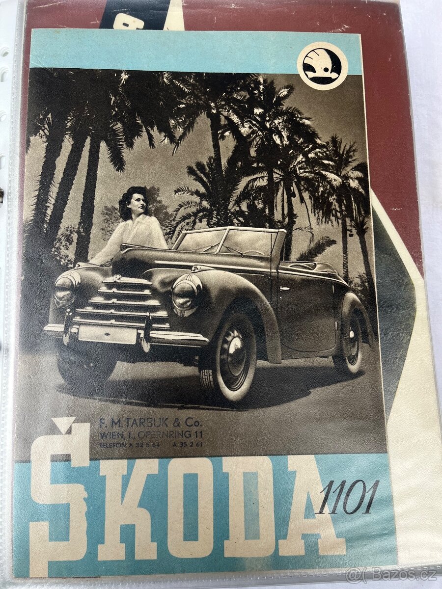 Škoda originální prodejní letáky 1940-1999 - 3