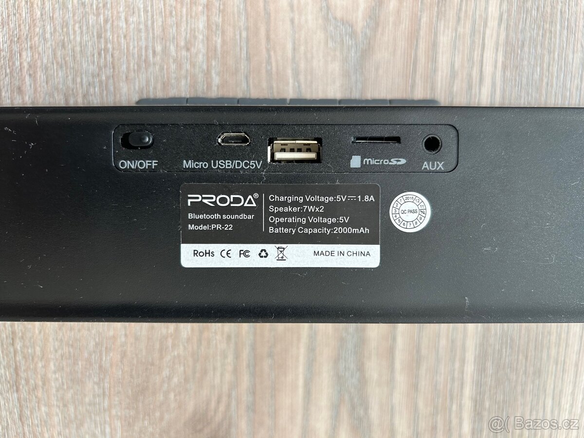 Bluetooth reproduktor Proda PR 22 - 3