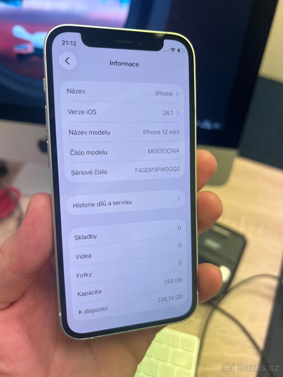 Apple iPhone 12 mini 256GB Bílá 100% - 3
