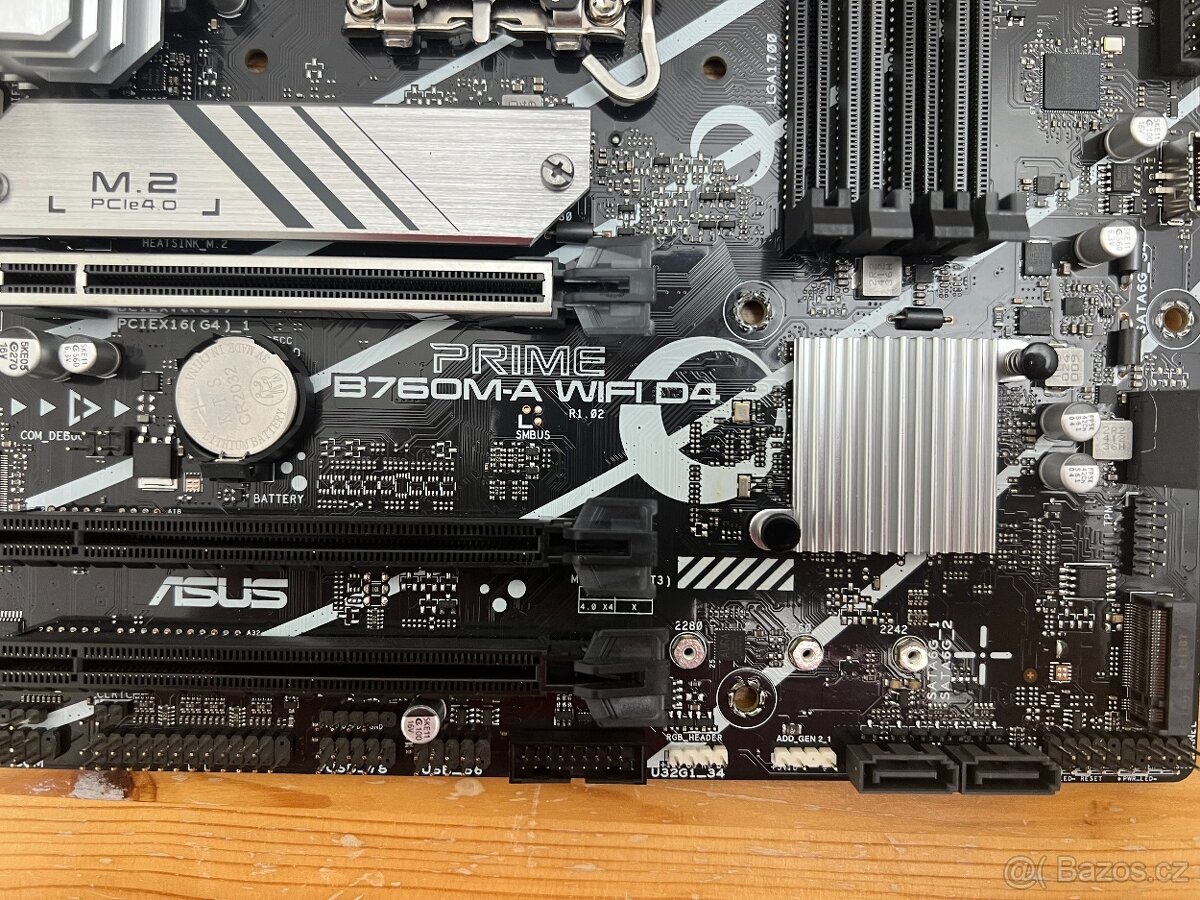 ASUS PRIME B760M-A WIFI D4 Socket 1700,Funkční,Záruka - 3