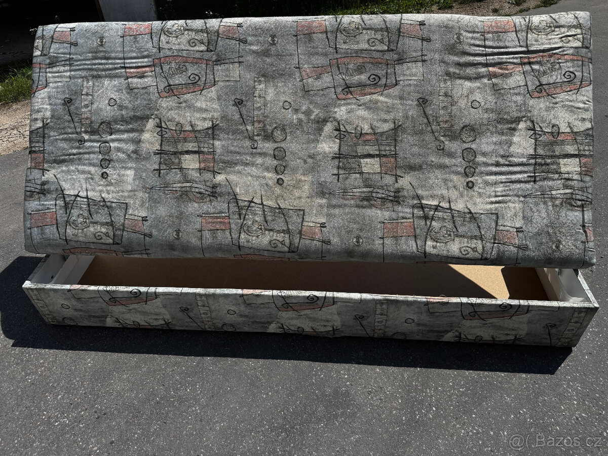 Jednolůžková postel s úložným prostorem - 3