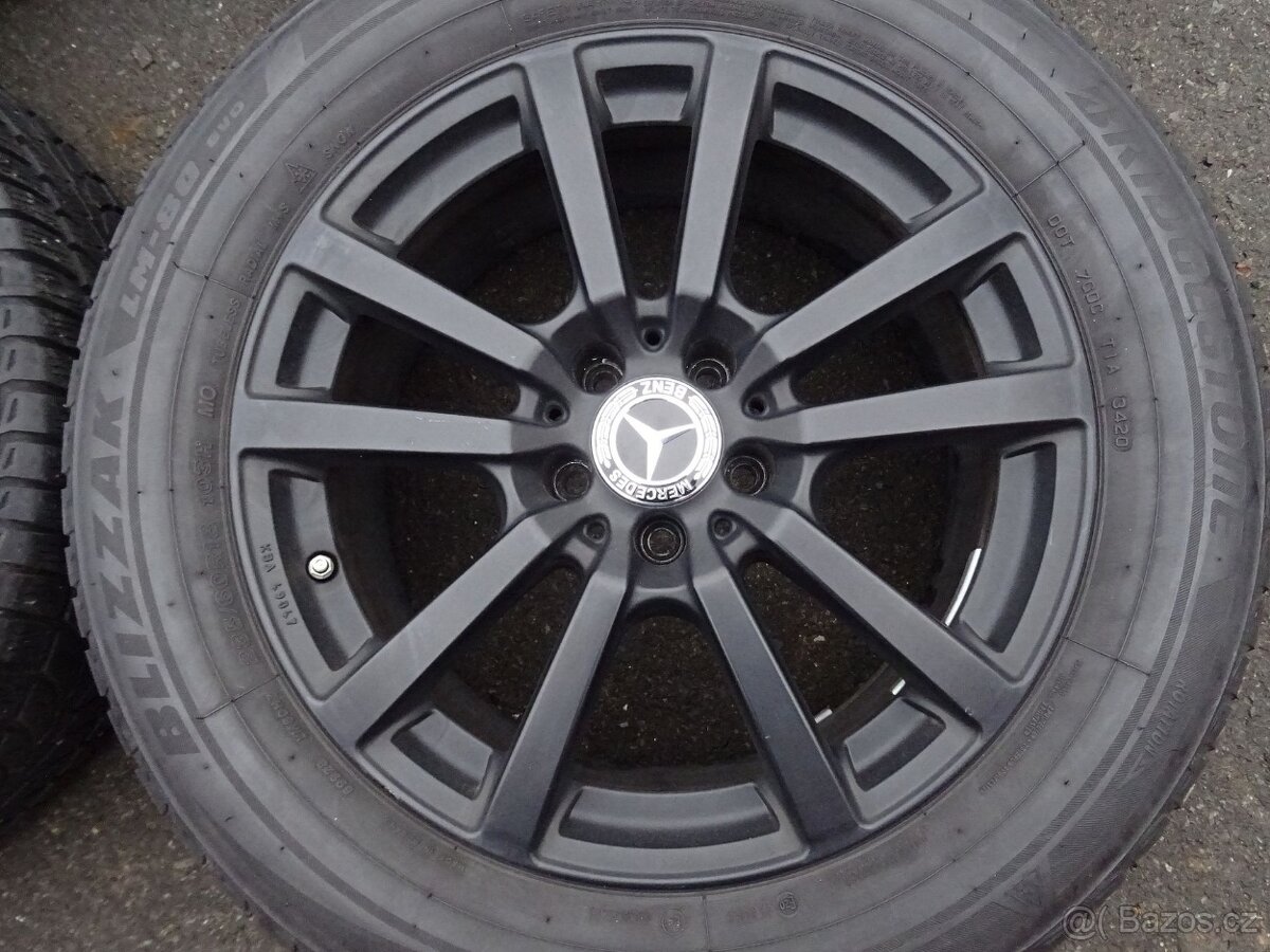 Alu disky na Mercedes GLC, 18", 5x112,ET 38, zimní sada - 3