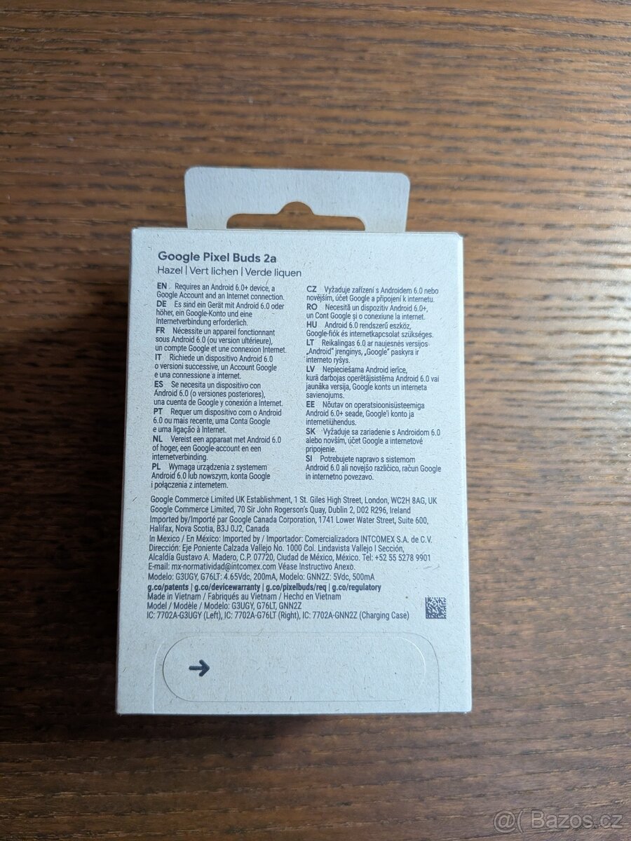 Google Pixel Buds 2a - Obsidian NEROZBALENÁ - 3