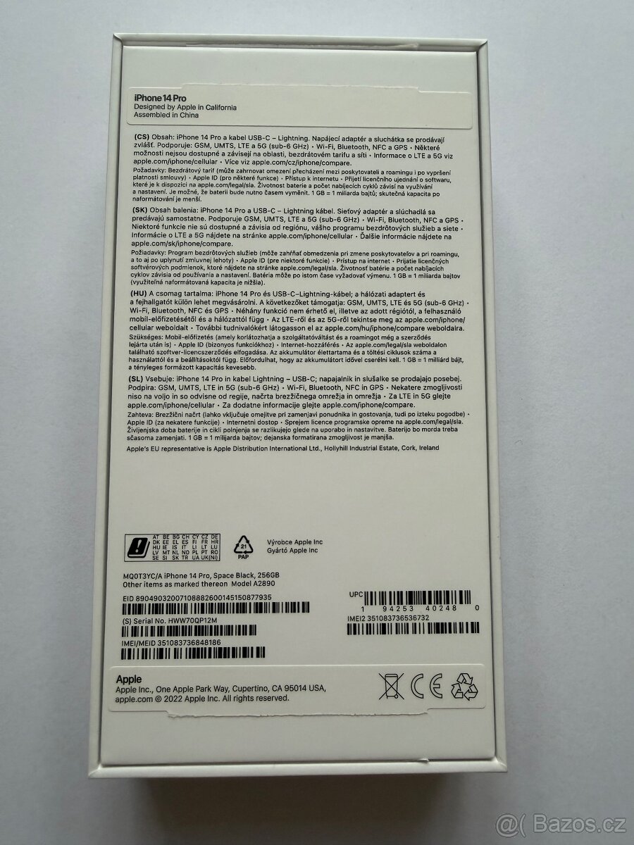 Iphone 14 Pro, 256 GB, černý. - 3