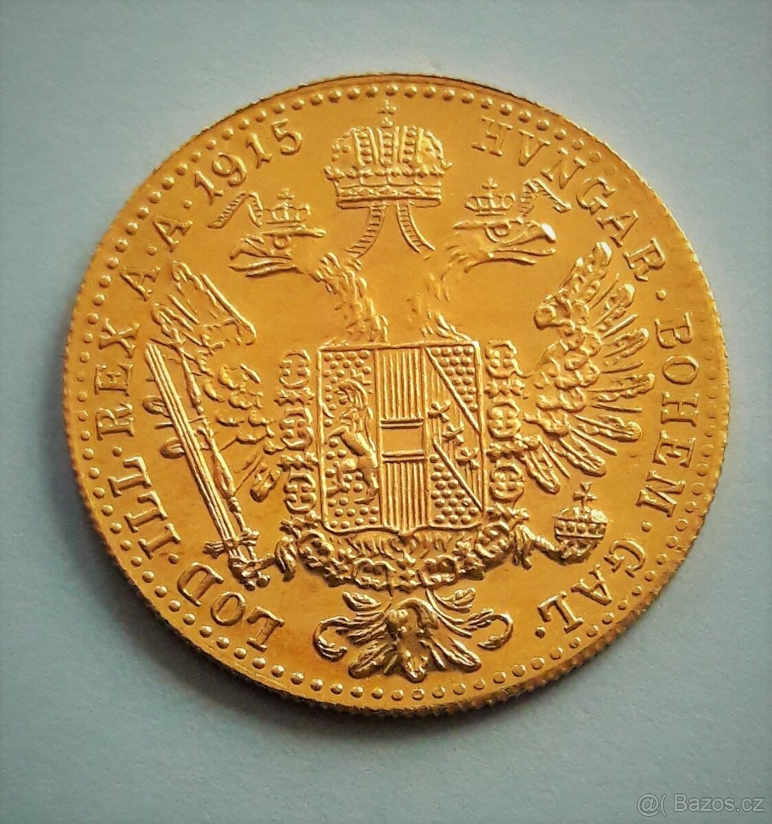 Dukát 1915, František Josef I. v Etui - 3