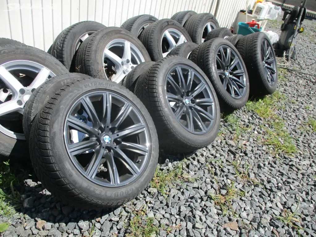 BMW ALU kola 5X112 8X18 pneu GOOD YEAR 245/45/18 - 3
