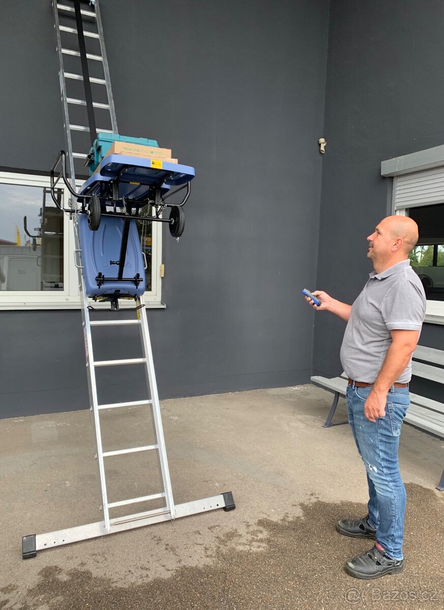 Výtah bateriový GEDA AKKU-LIFT WLAN 120 SET až 10metrů WiFi - 3