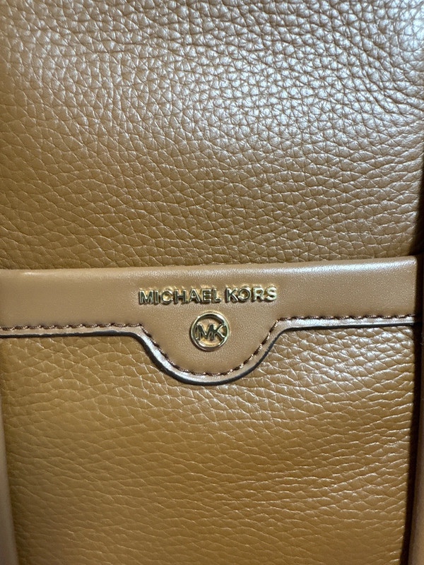 Michael Kors Beck hnědá kožená kabelka - 3