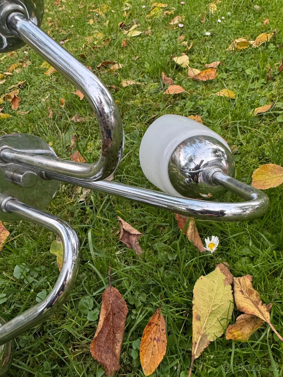 Trojramenný lustr 50. - 60. léta - 3