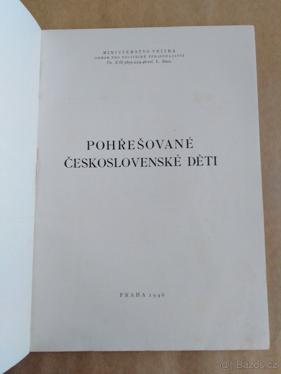 Pohřešované československé děti + Lidické děti - 3