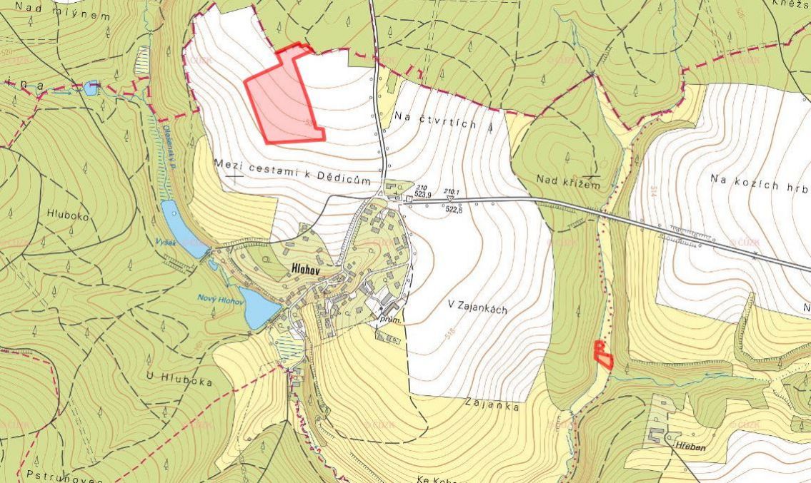 Zemědělská půda, prodej, Hlohov, Číhošť, Havlíčkův Brod - 3