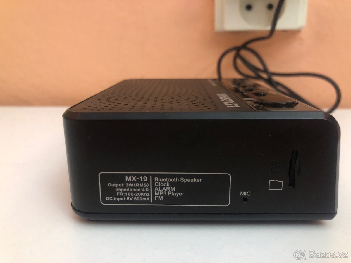 Bluetooth alarm rádio - 3