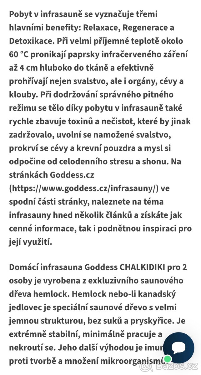 Infrasauna Goddess Chalkidiki pro 2 osoby - 3