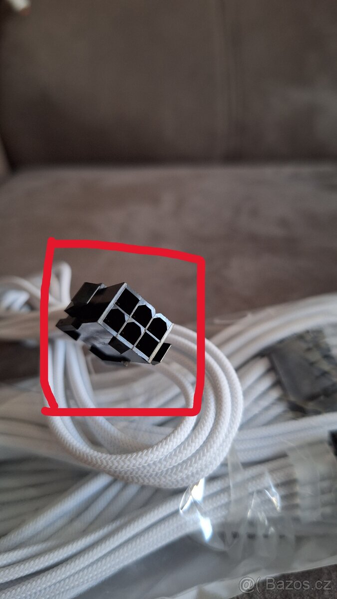 Kabel PCI-e 6pin prodloužení 30cm - 3