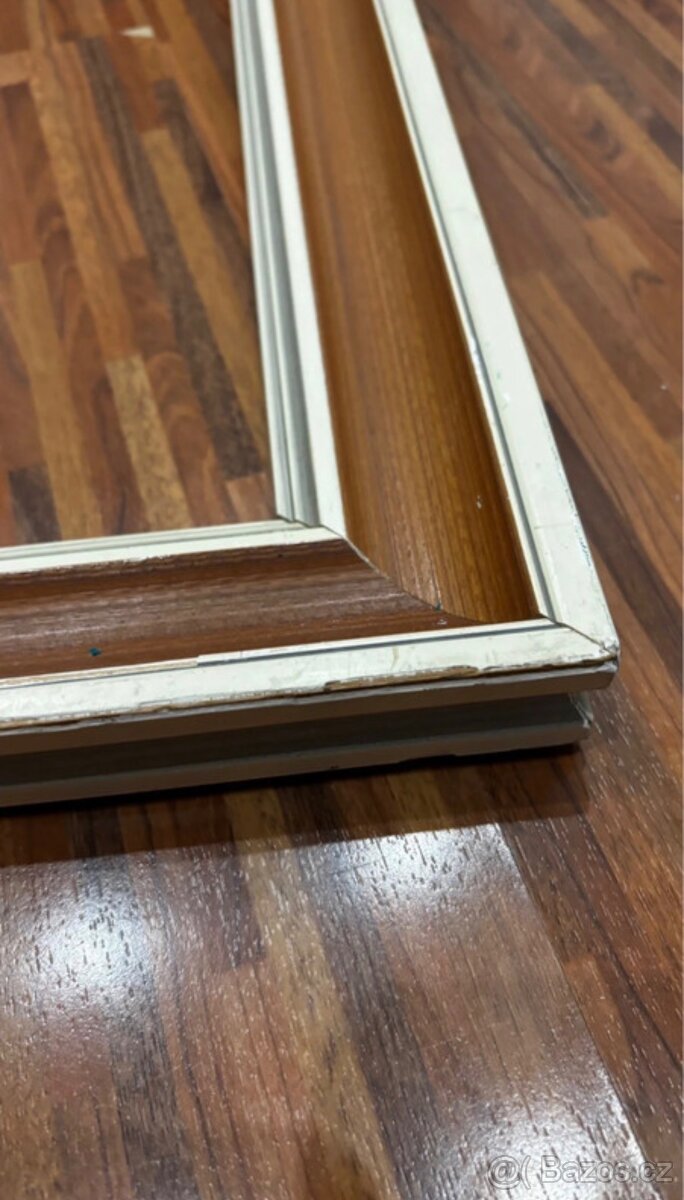 Dřevěný retro rám na obraz - 3