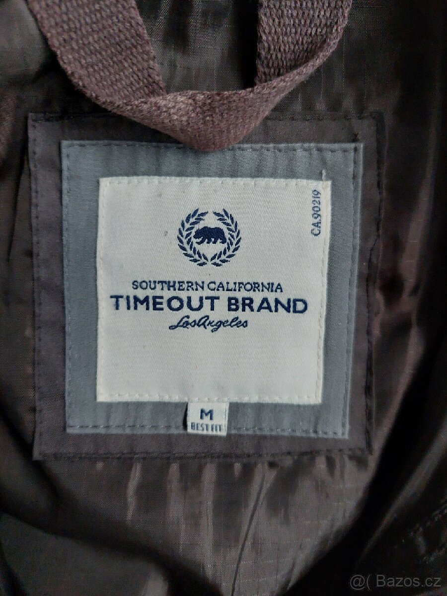 Bunda zimní dámská hnědá TIMEOUT - 3