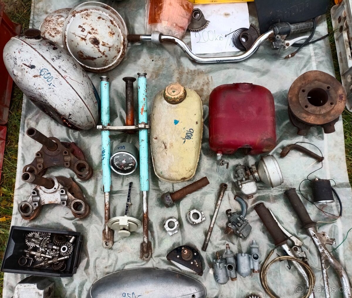 Jawa čz drobné díly na motocykl kývačka panelka pionýr apod. - 3