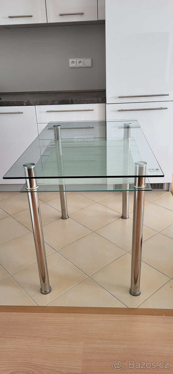 Prodam stůl skleněný - 3