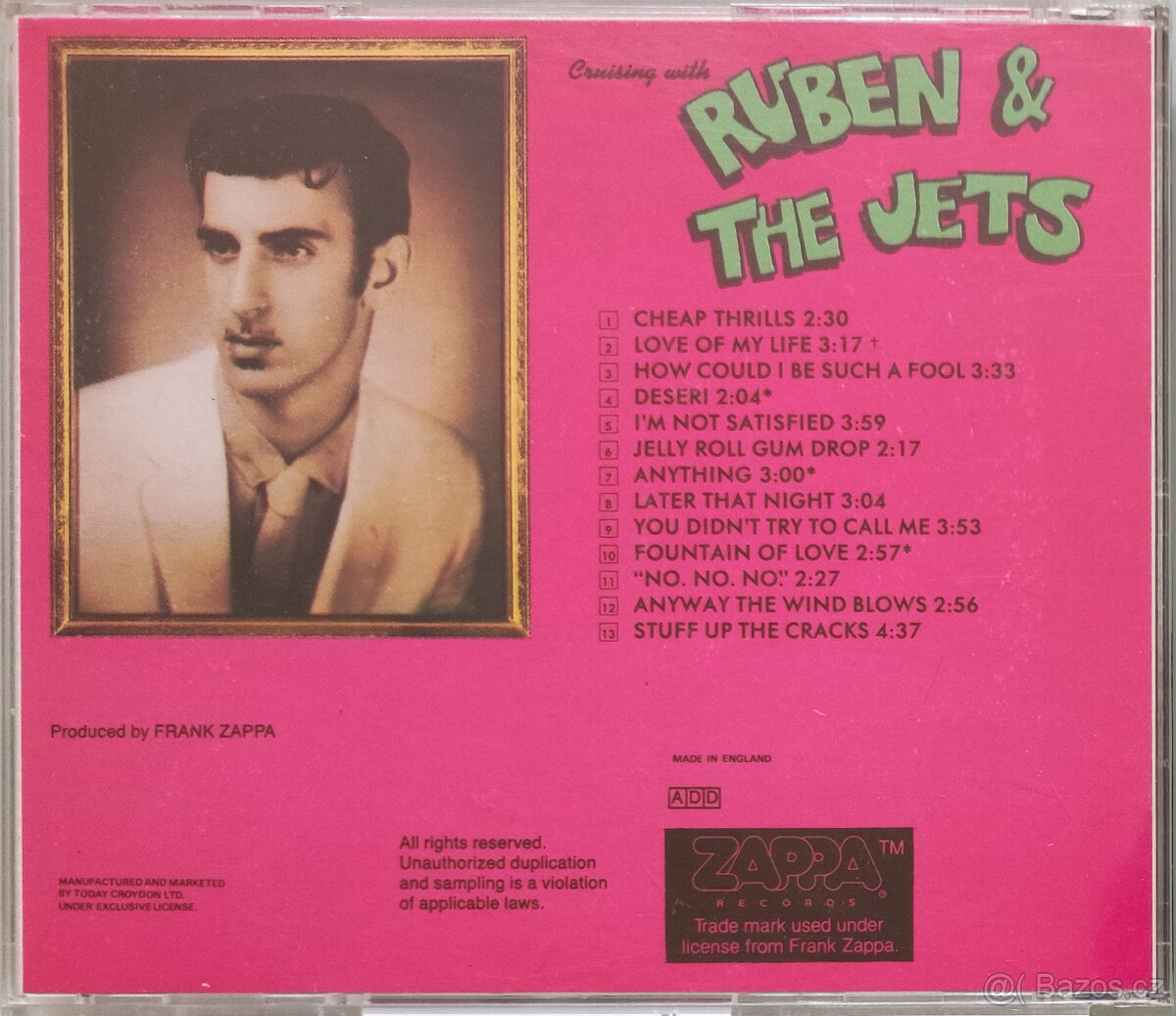 CD Frank Zappa, The Mothers: Cruising With Ruben & The Jets - 3