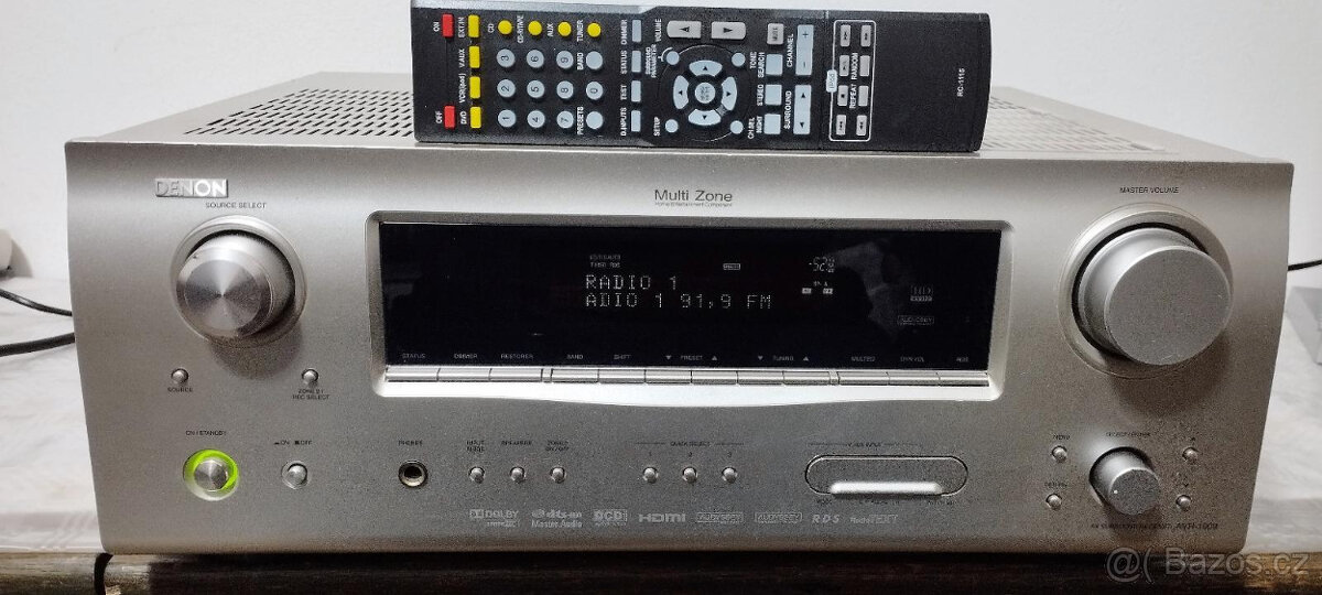Denon AVR-1709 7.1x115W AV receiver HDMI, náv, kal.mic - 3