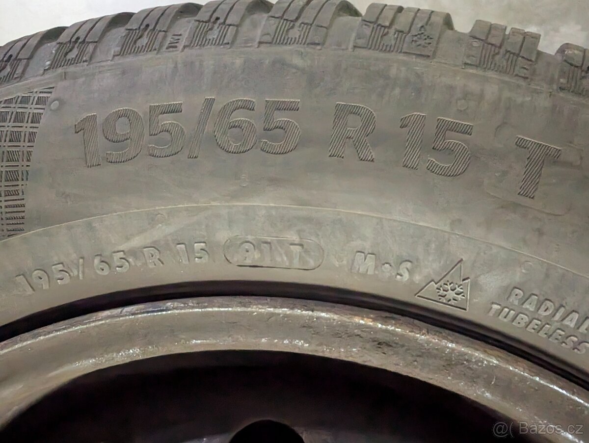 Kompletní sada zimních kol 6Jx15 pneu 195/65 R15 - 3