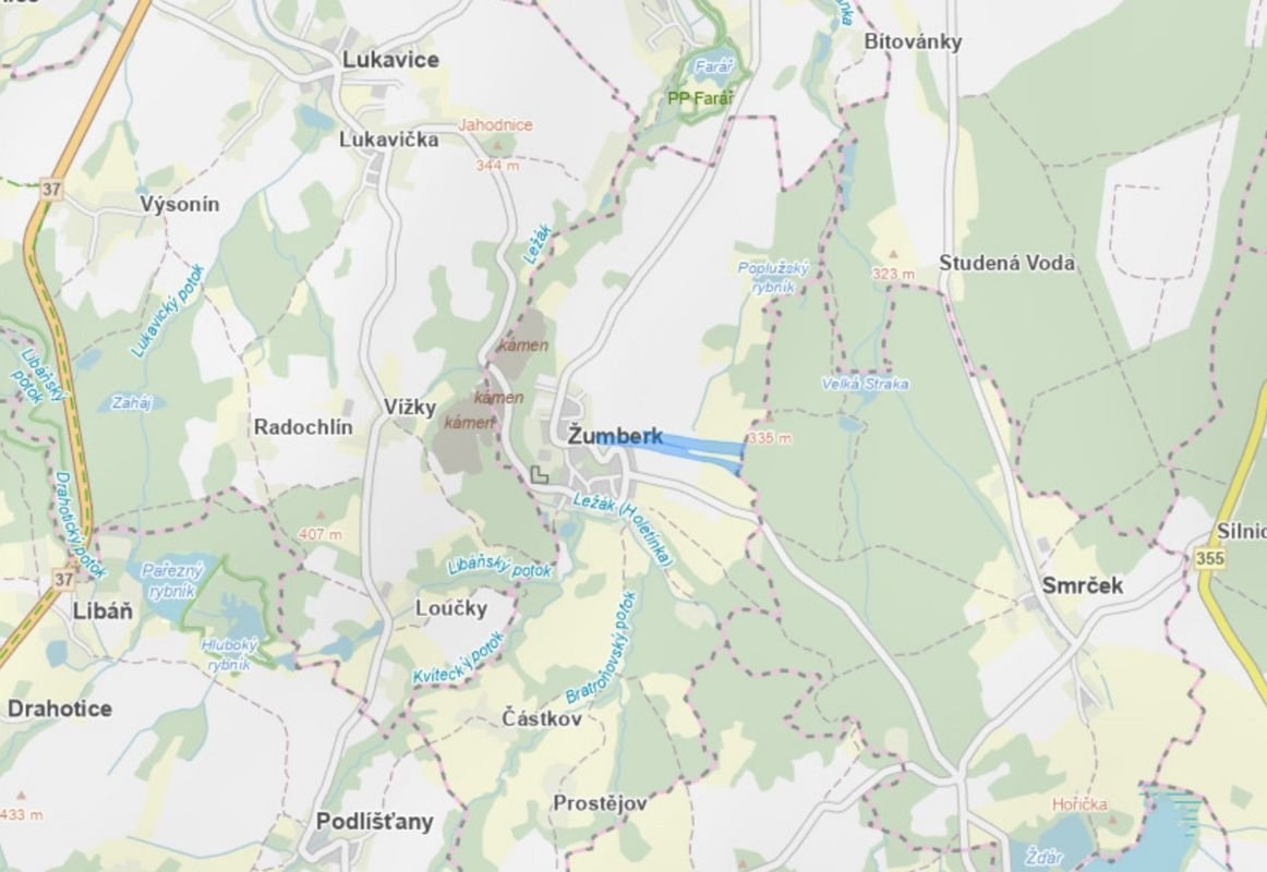 Stavební a zemědělské pozemky 57 748 m² – Žumberk - 3