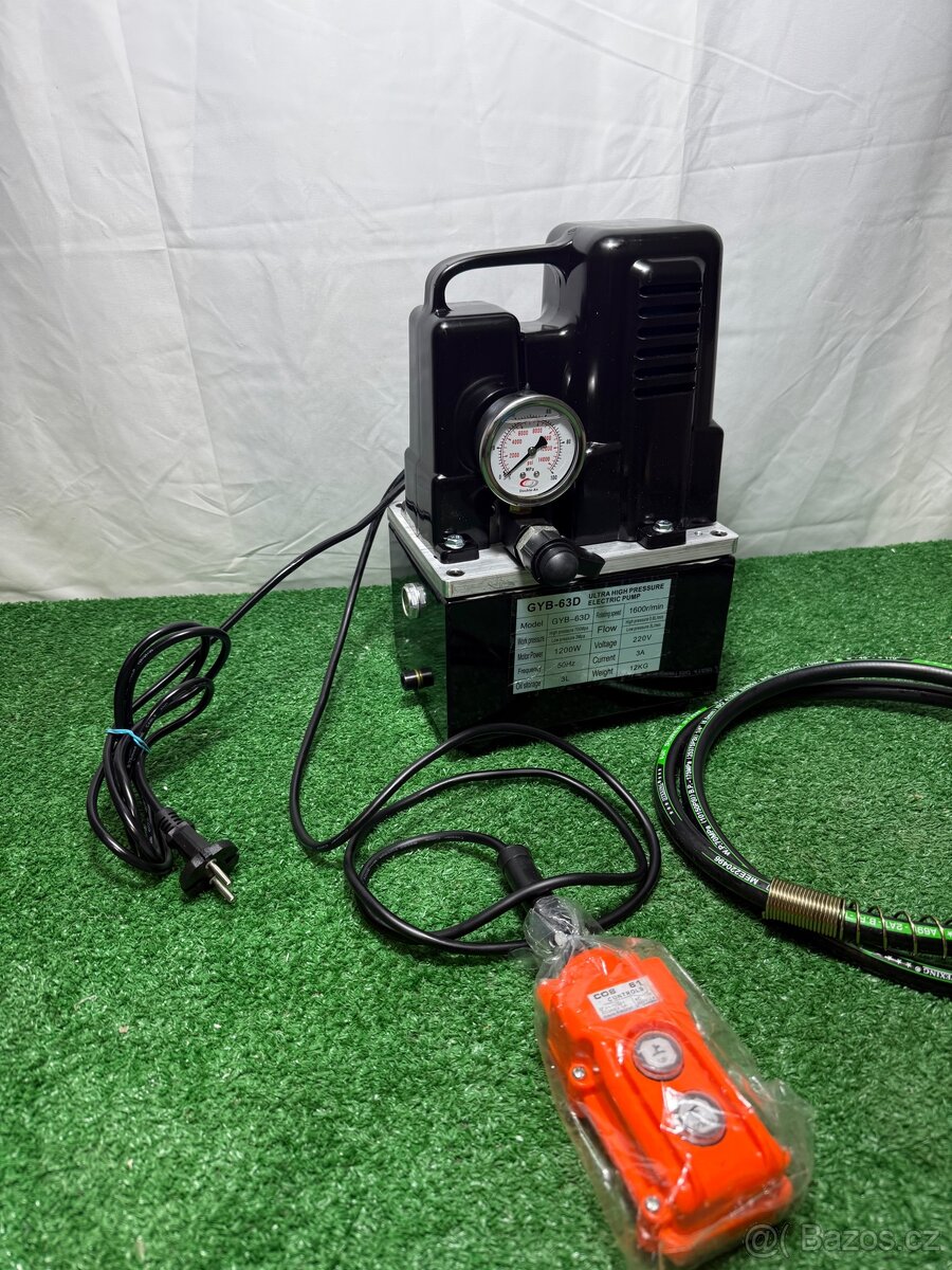 Elektrické hydraulické čerpadlo 1200W 700Bar - 3