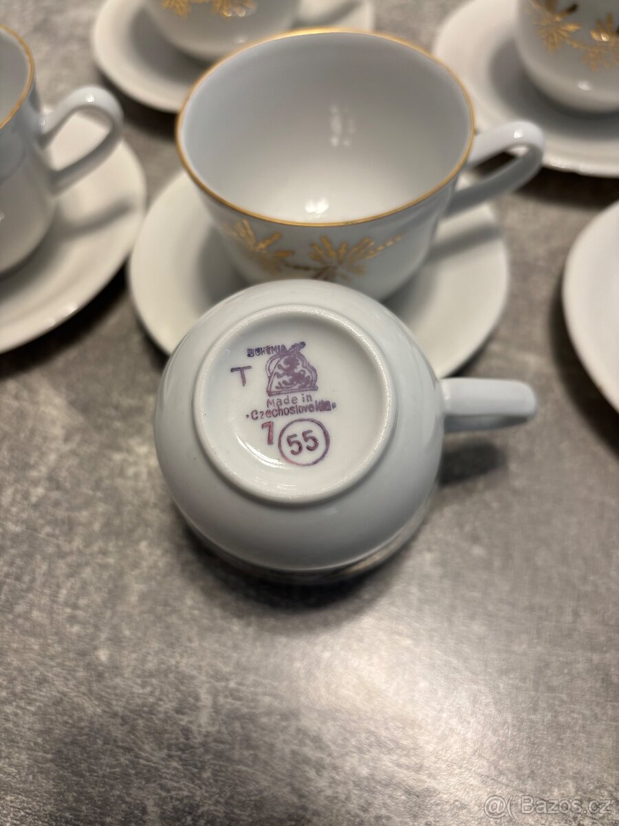 Retro - Porcelánové hrnečky - 3