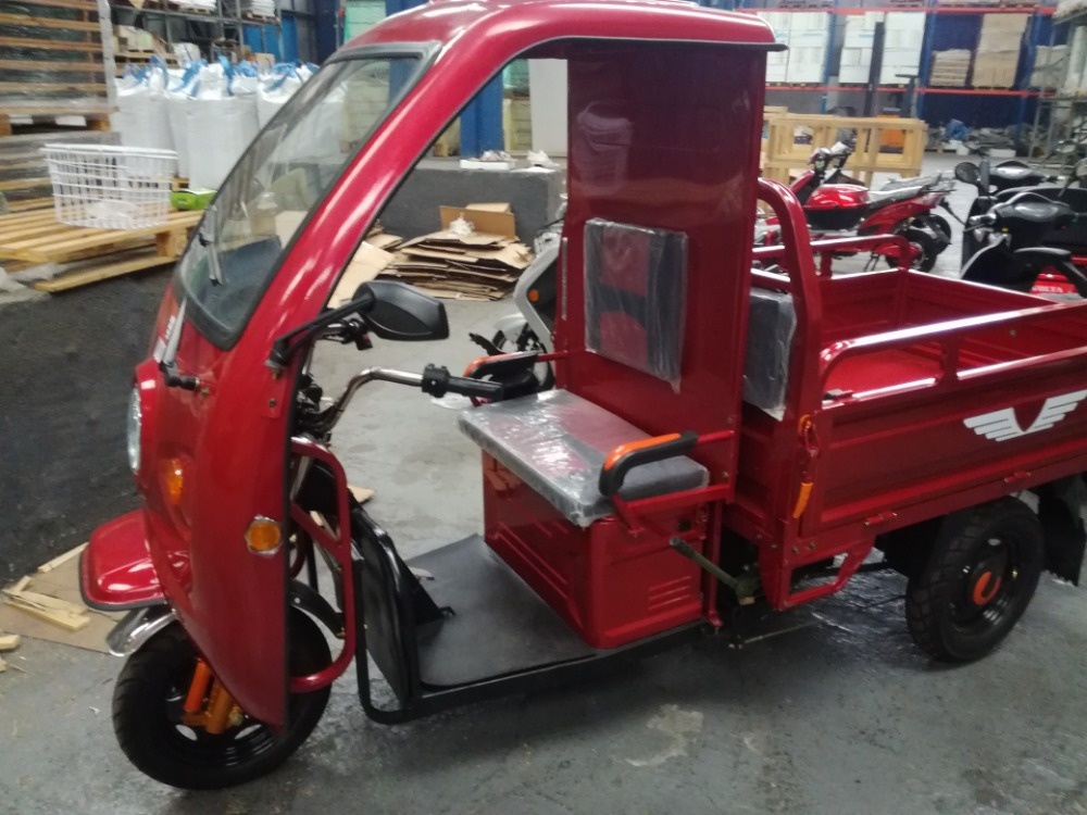 Elektrická nákladní trojkolka i s kabinou-motor 3500 W nová - 3