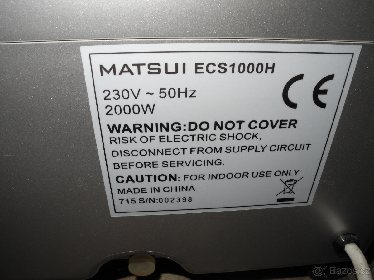 elektrické topidlo s ventilátorem - 3